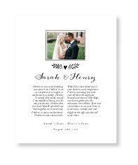 Elegant Wedding Vow Collage