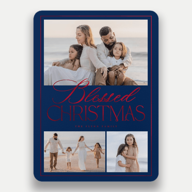 Refined Collage Holiday Card