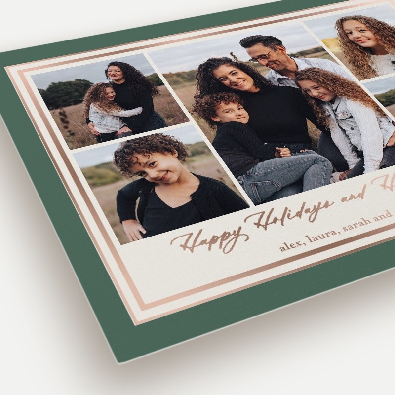 Classic Matted Holiday Card