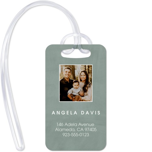 Framed Arch Trio 2x3 Blue  Luggage Tag