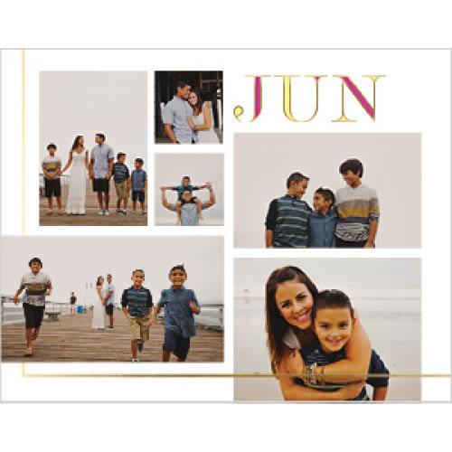 Gilded Jewel Tones 8x11 undefined  Wall Calendar