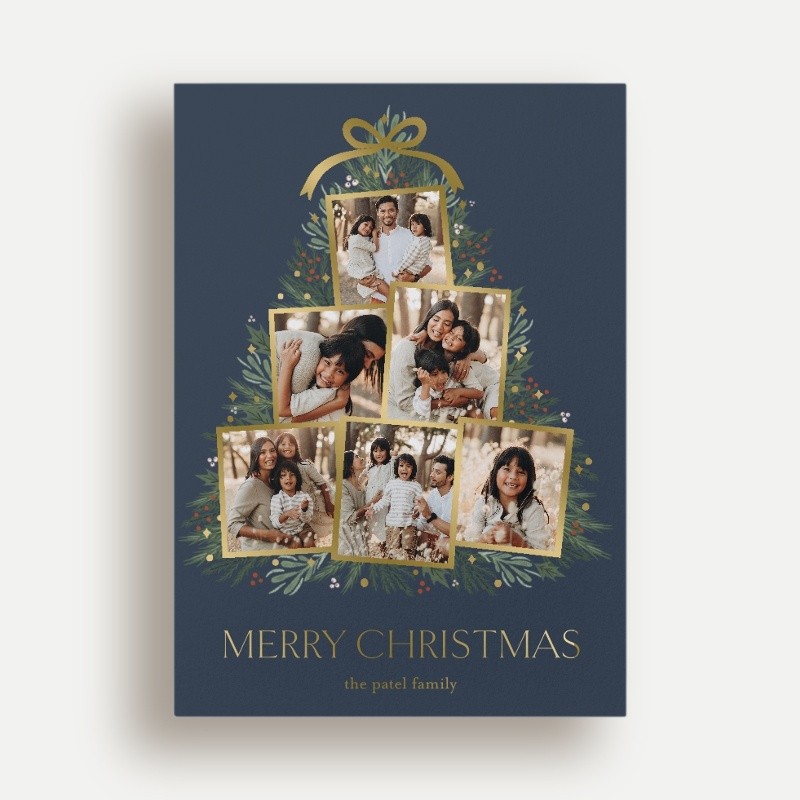 Tree Collage Holiday Card