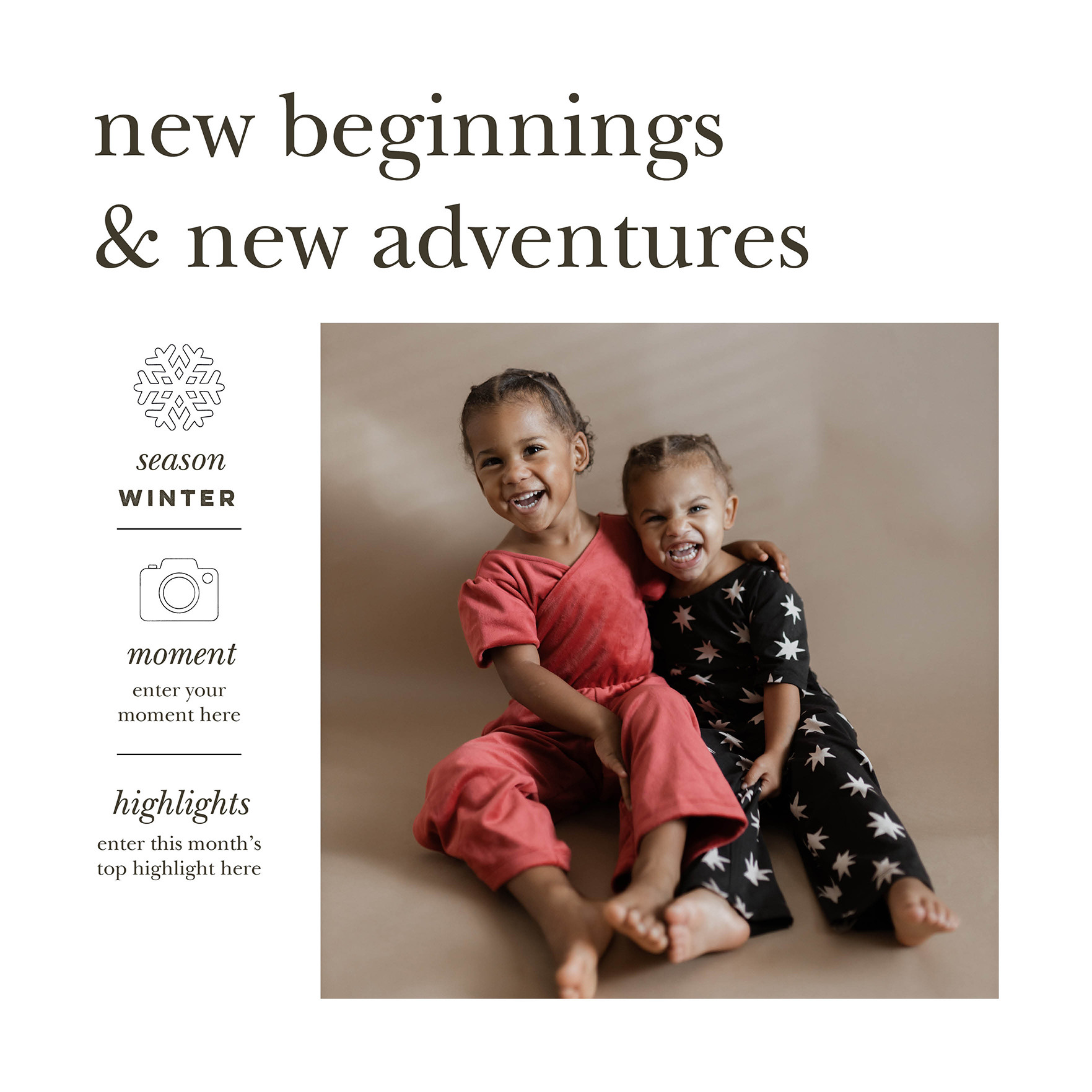 Modern Year In Review Gallery Calendar 12x12 undefined  Wall Calendar