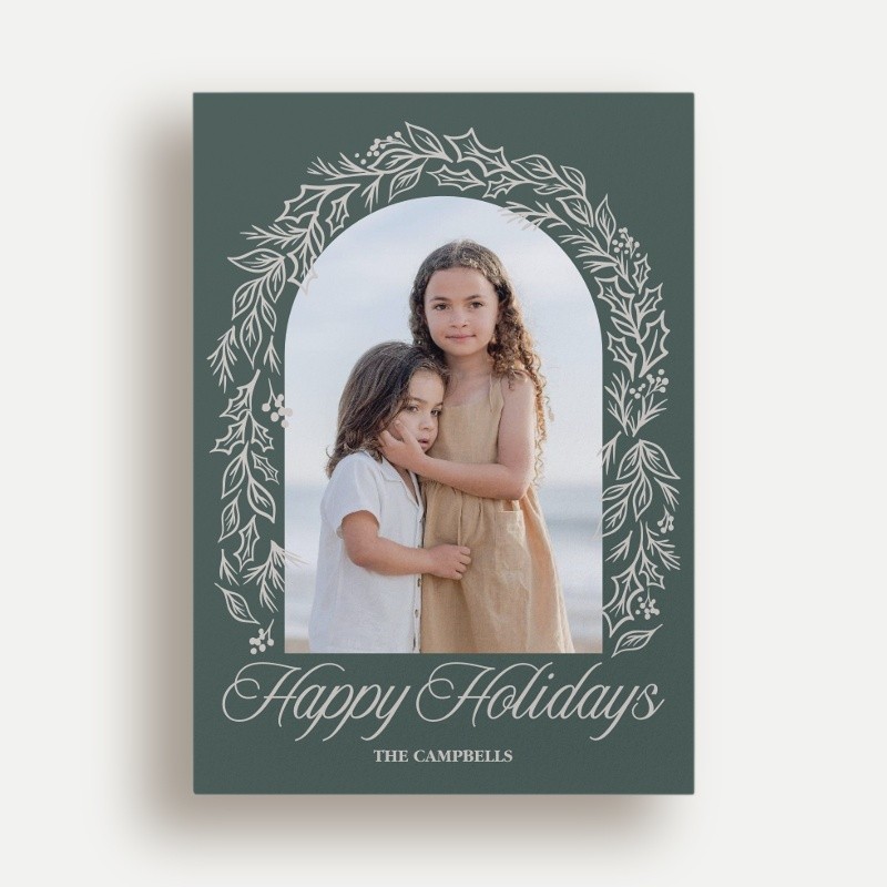 Holiday Cards With Festive Foliage