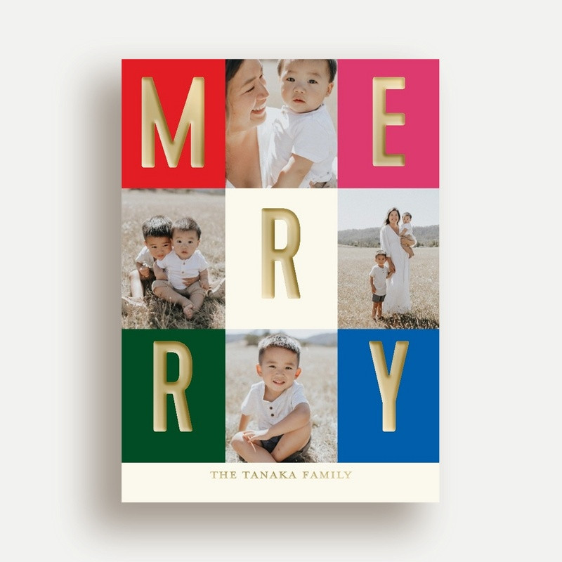 Modern Colorblock Merriment