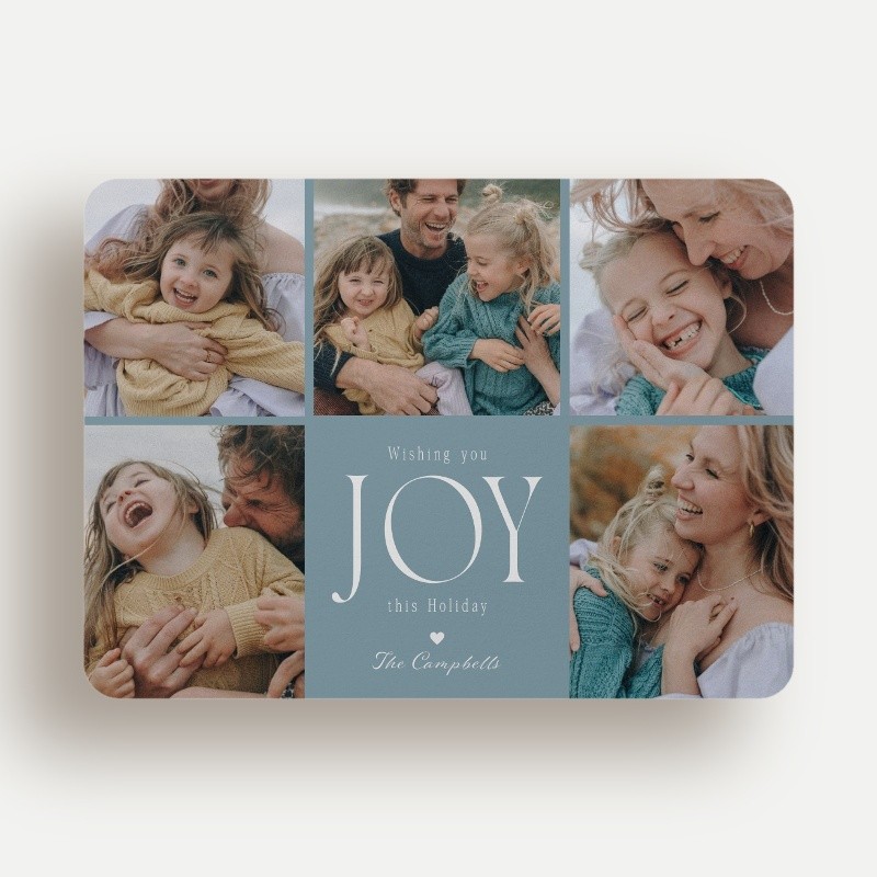 Joy Grid Holiday Card