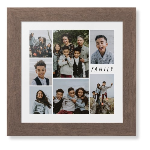 Rustic Picture Gallery Collage Of Seven