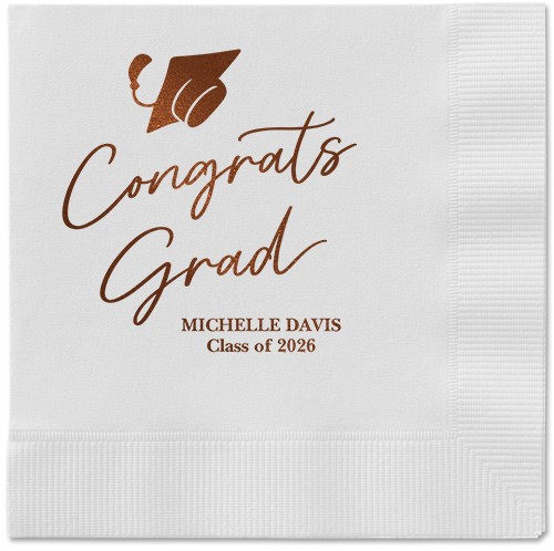 Graduation Napkins For Summer Graduation