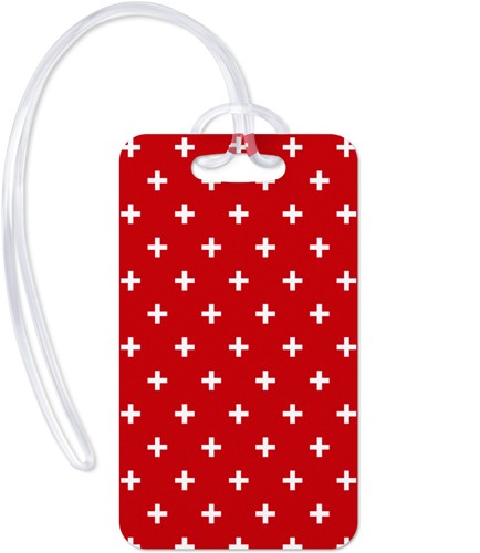 Hello Allergies Kid 2x4 Red  Luggage Tag