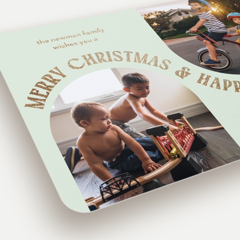 Arched Greeting Holiday Card