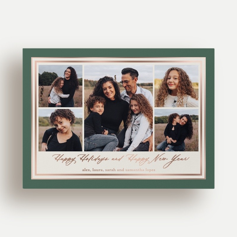 Classic Matted Holiday Card
