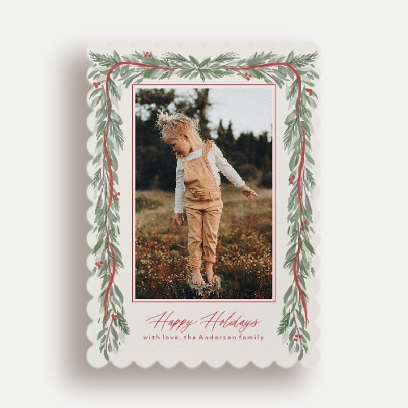 Pine Garland Frame