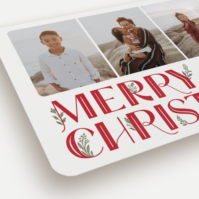Deco Botanical Holiday Card