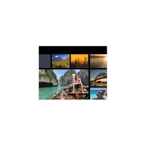 Modern Black Calendar 8x11 undefined  Wall Calendar