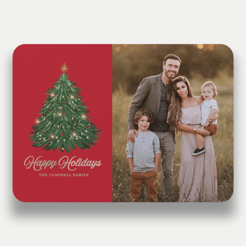 Classic Tree Holiday Card
