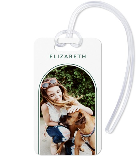 Arch Frame 2x4 White  Luggage Tag