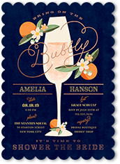 Sweet Nectarine 5x7 Foil Stamped