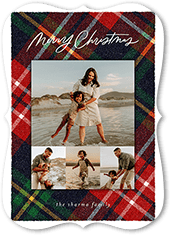 Plaid Photo Frame