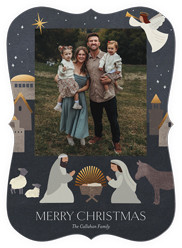 Editable Nativity Scene