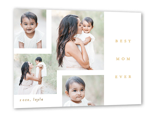 Beloved Brilliance 5x7 White  Mother's Day Card