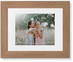 Double Heart Line Art