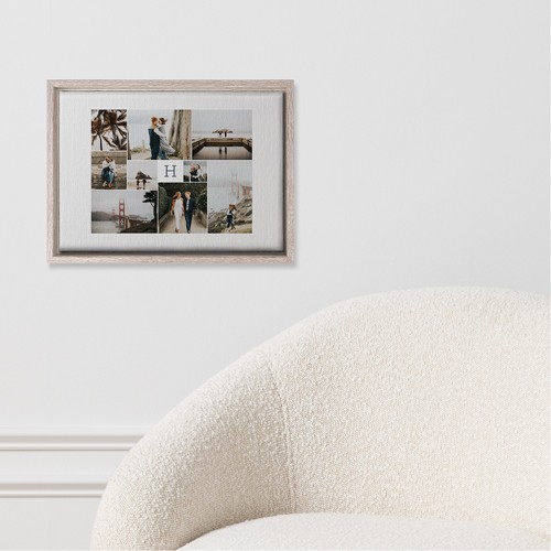 Nine Lives 10x14 Multicolor  Canvas Print