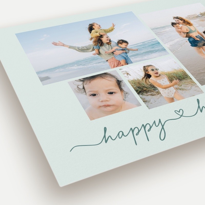 Flowing Script Holiday Card