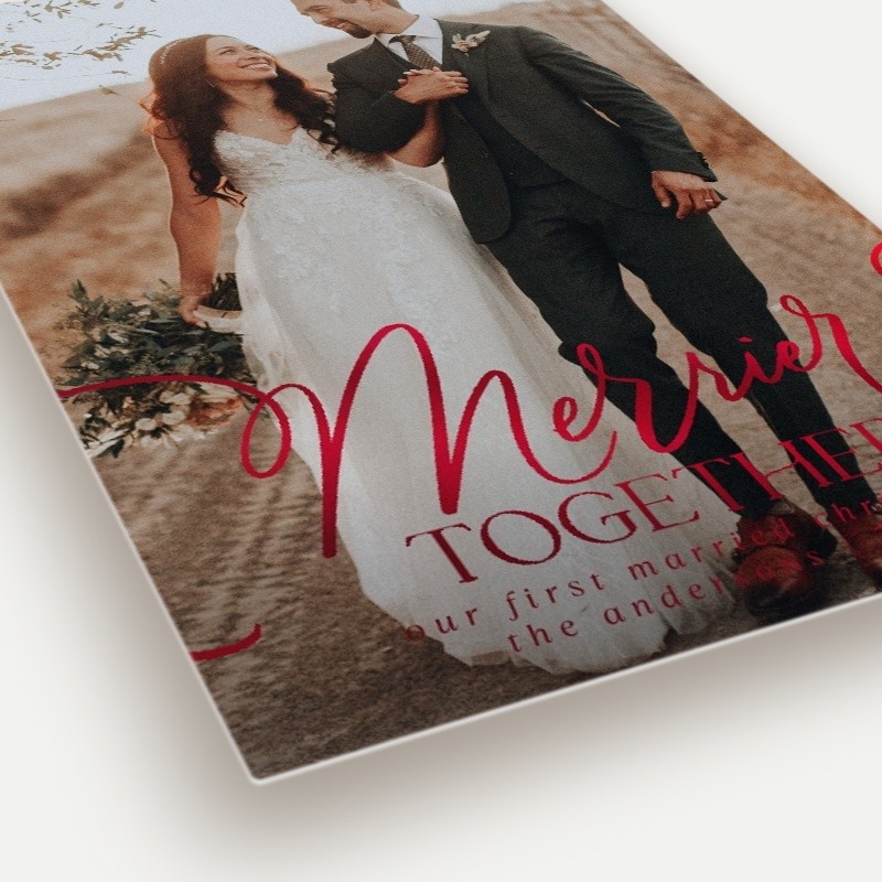 Joyful Whirls Holiday Card