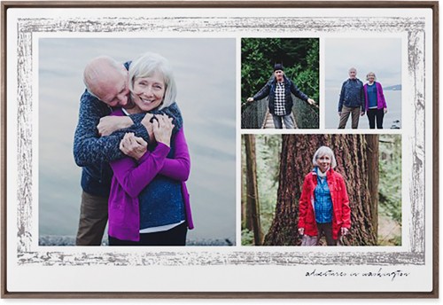 Brushed Border Collage Of Four