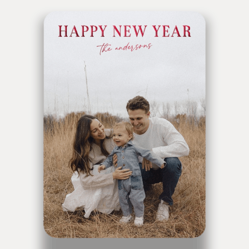Vivid Greeting Holiday Card