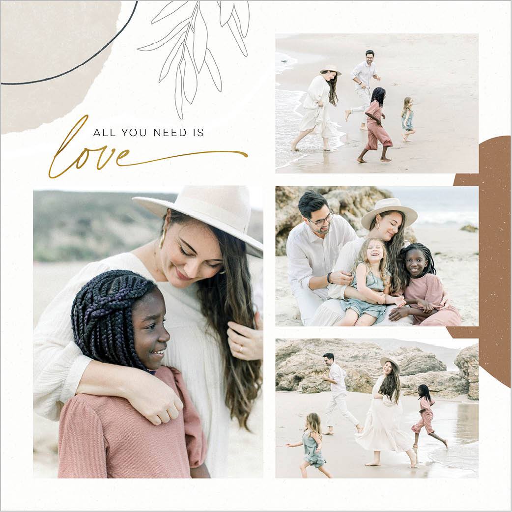 Muted Everyday Abstract Calendar 12x12 undefined  Wall Calendar