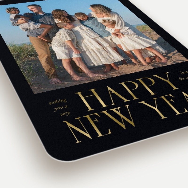 Grand Serif New Year's Card