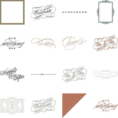 Vintage Wedding Guestbook 11x14 undefined  Premium Album