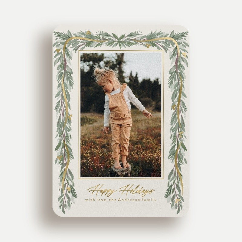 Pine Garland Frame
