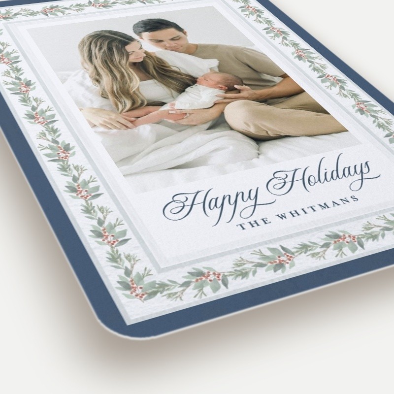 Painted Foliage Holiday Card