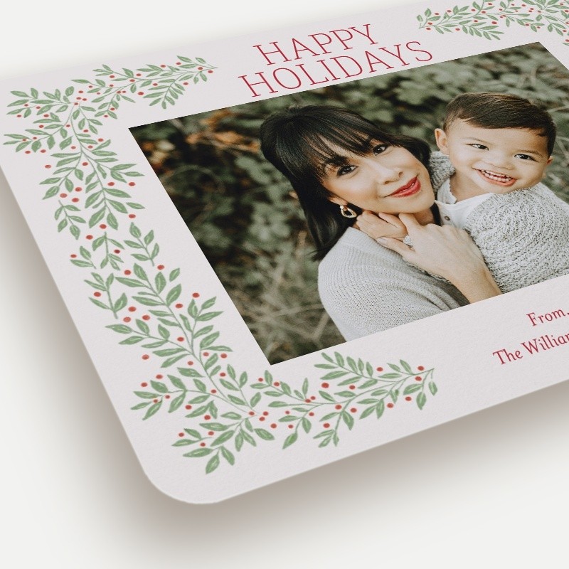 Arched Branches Holiday Card