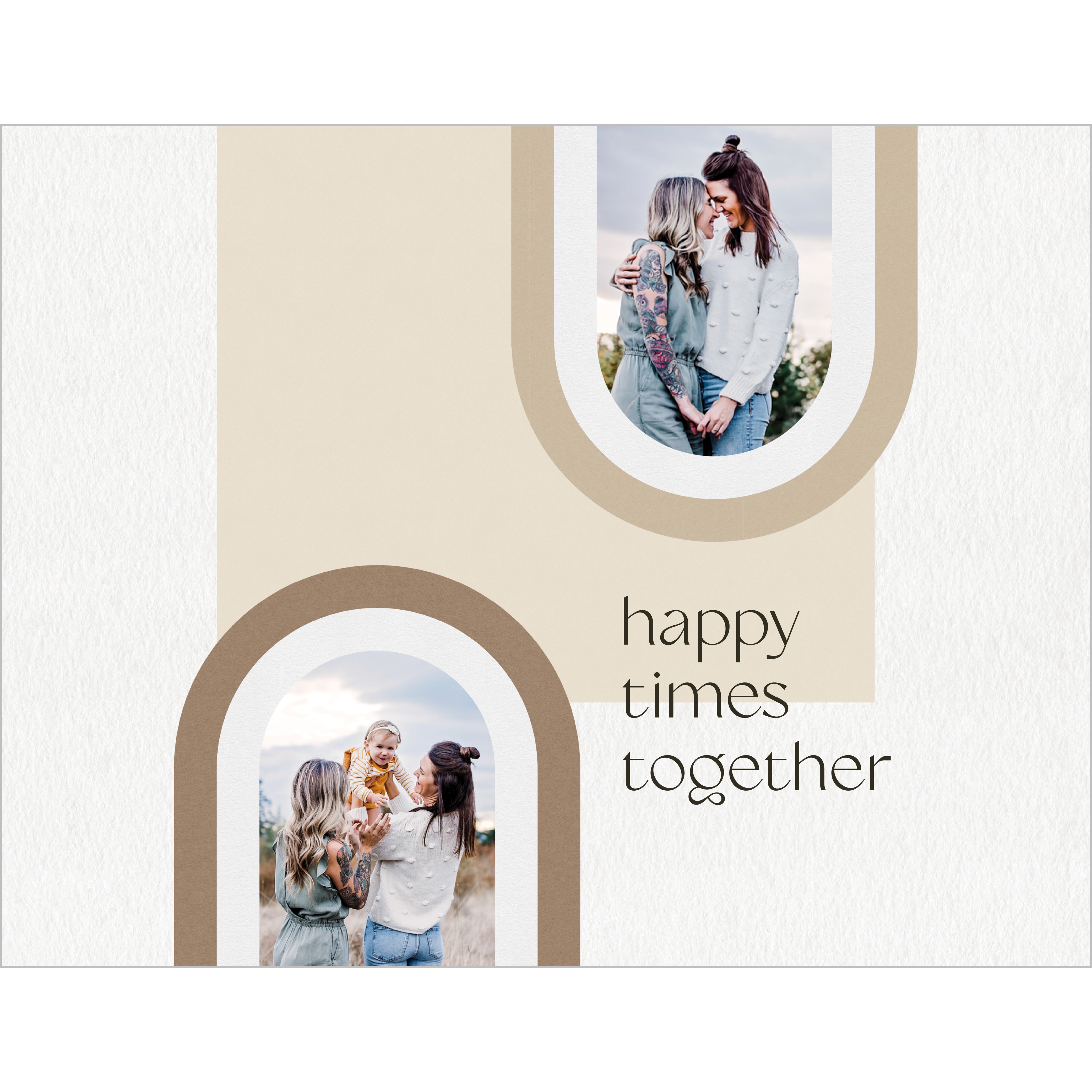 Modern Light Neutrals Calendar 8x11 undefined  Wall Calendar