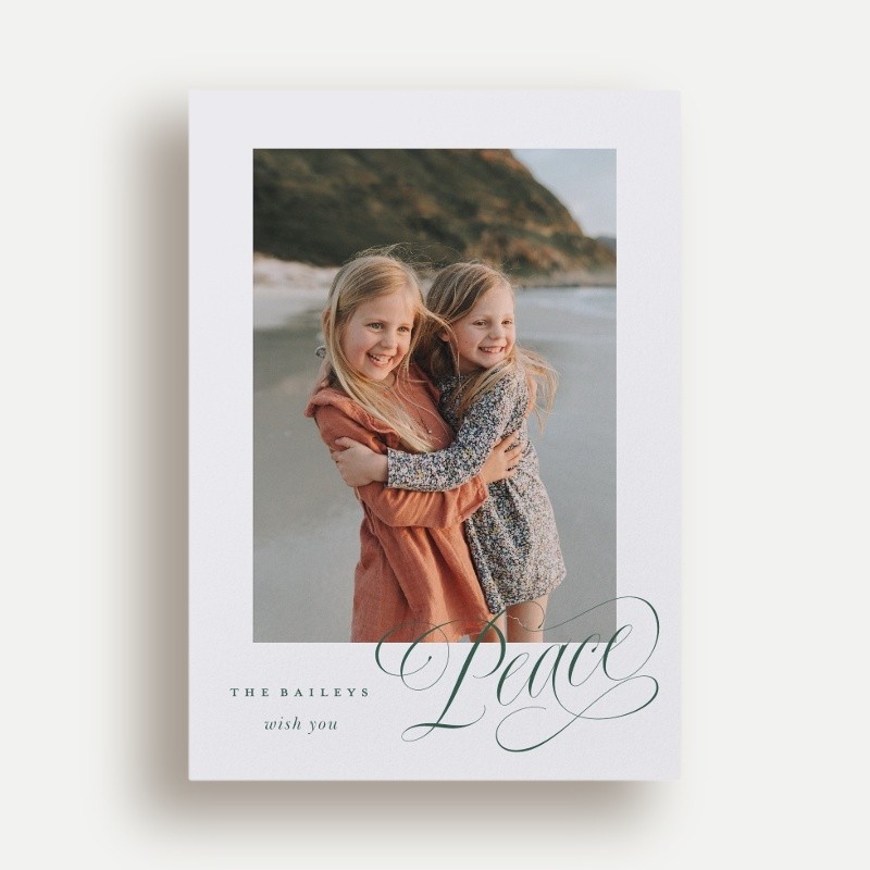 Joy Script Holiday Card