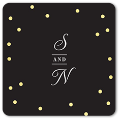 Dazzling Script Confetti
