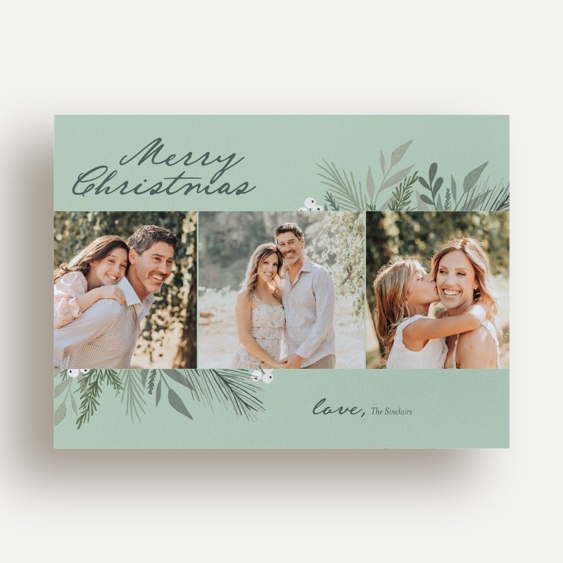 Scattered Botanicals Holiday Card