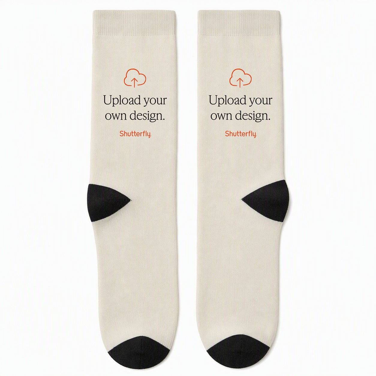 Upload Your Own Design Custom Socks Upload Your Own Design 3.5x14 Multicolor Custom Socks