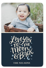 Love You to the Moon Stars Portrait