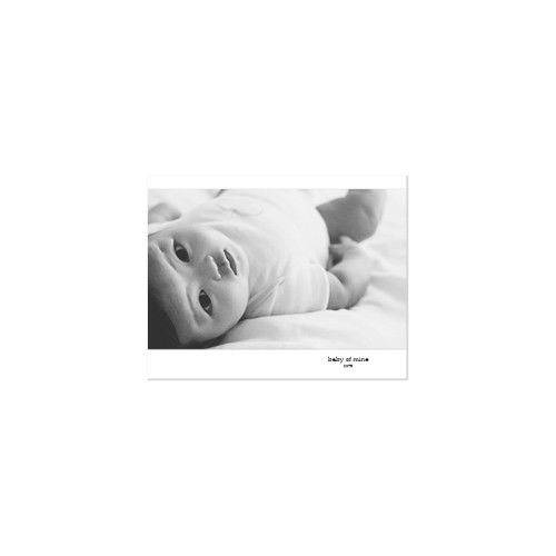 Baby Black And White 11x14 undefined  Premium Album