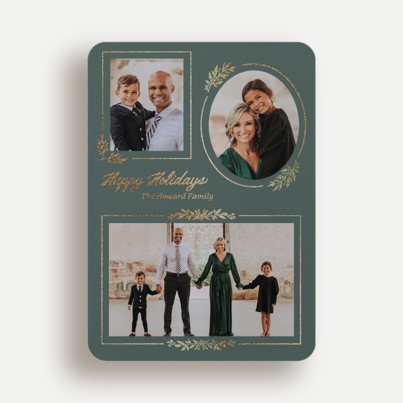 Botanical Frames Holiday Card