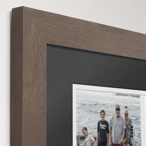 Handwritten Note Collage 10x24 White  Framed Print