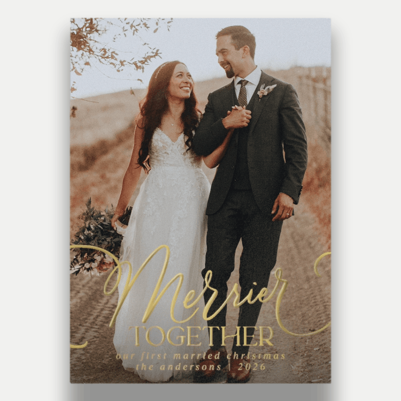 Joyful Whirls Holiday Card