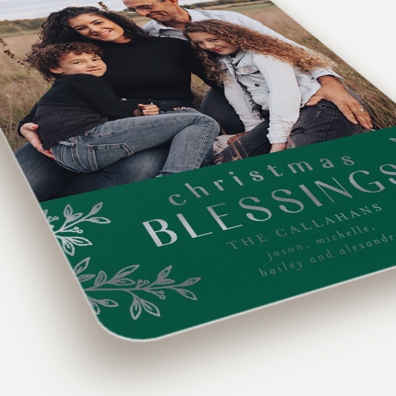 Foliage Frame Holiday Card