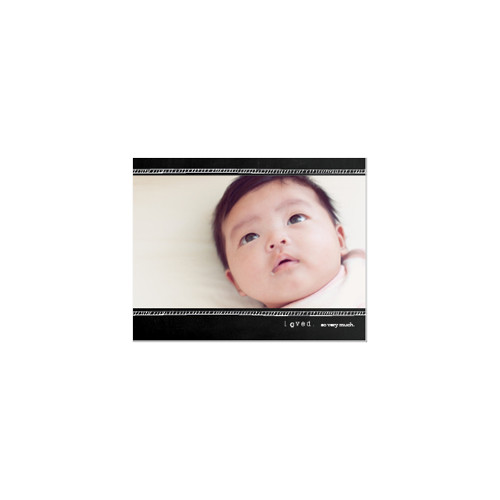 Baby Black And White 11x14 undefined  Premium Album