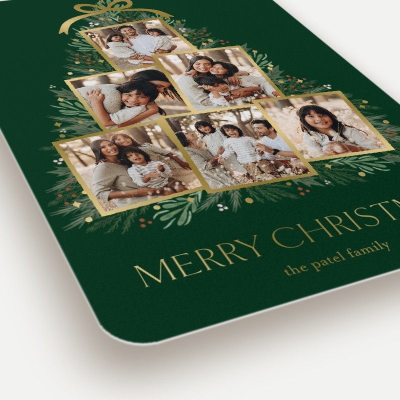 Tree Collage Holiday Card