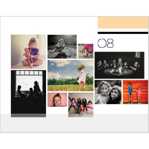 Modern Collage 8x11 undefined  Wall Calendar